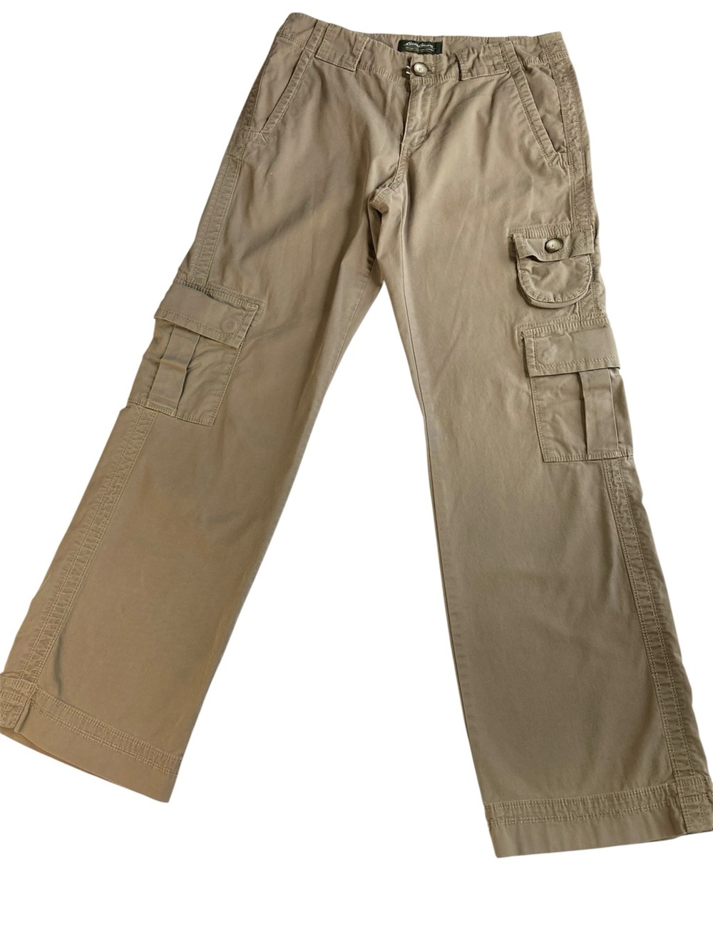 Vintage Eddie Bauer Y2K Khaki Cargo Pants size 4